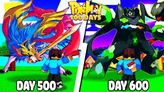 600 Ngày Minecraft SIÊU TỐI THƯỢNG Pixelmon Thu Phục Thần Giám Hộ BÁ VƯƠNG ZYGARDE !!