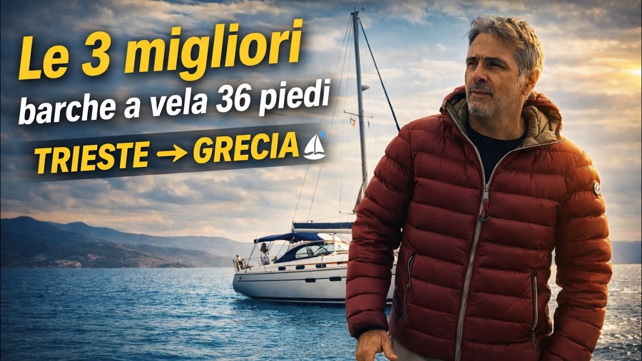 ⁣⛵️Le Migliori Barche a Vela 36 piedi per  andare da Trieste alla Grecia 🌊