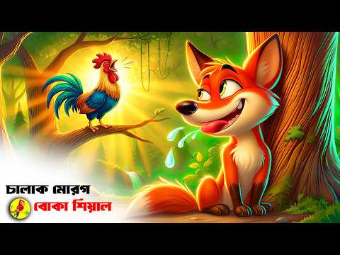 চালাক মোরগ বোকা শিয়াল | Fox cartoon | Bangla cartoon | শিক্ষণীয় মজার গল্প |Rupkothar Golpo