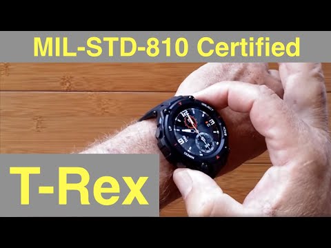 XIAOMI AMAZFIT T-Rex 5ATM Waterproof Rugged MIL-STD-810 Sports Fitness Smartwatch: Unbox & 1st Look