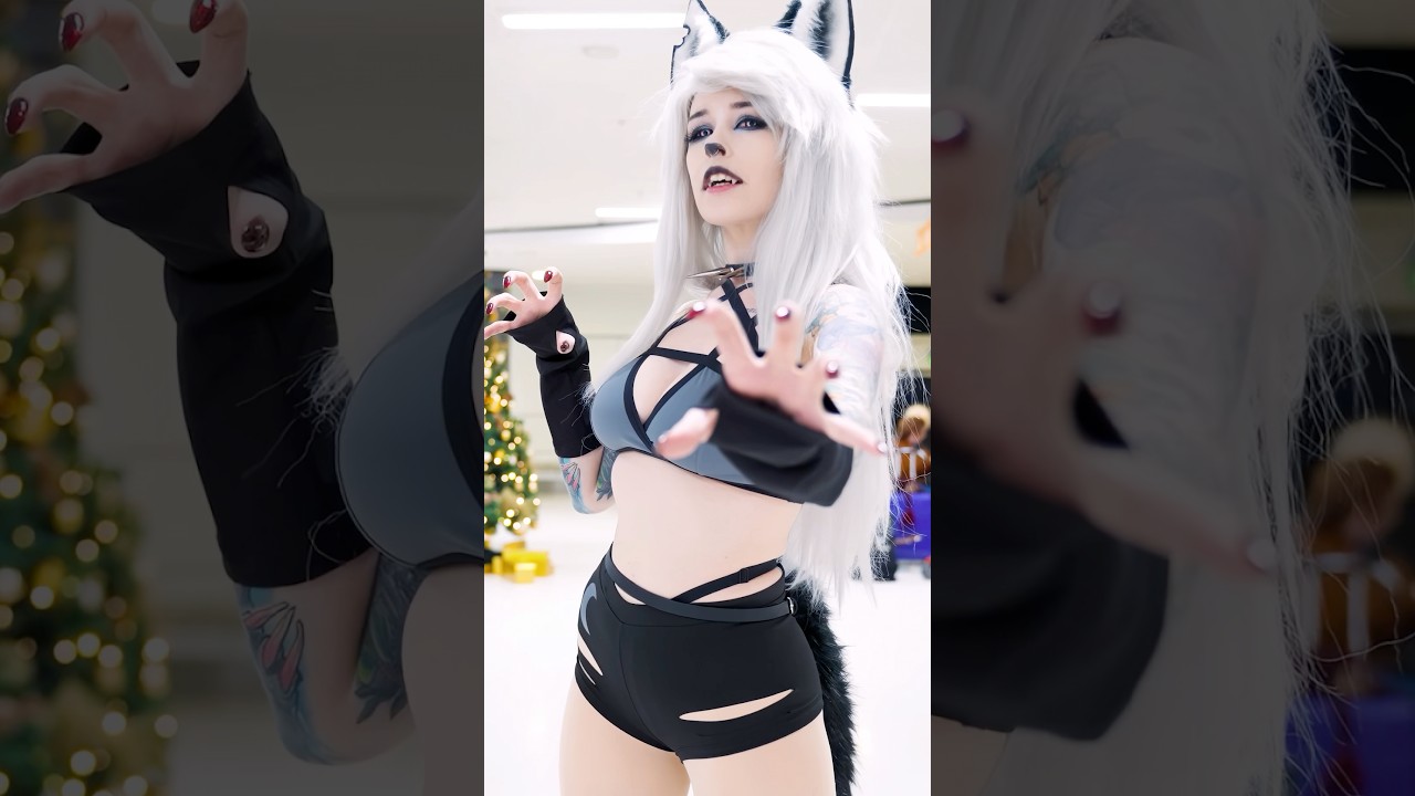 Loona Takes Over MCM Birmingham 🐺 HELLUVA BOSS Cosplay 🔥 #shorts
