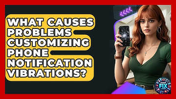 What Causes Problems Customizing Phone Notification Vibrations? - Phone Fix and Features