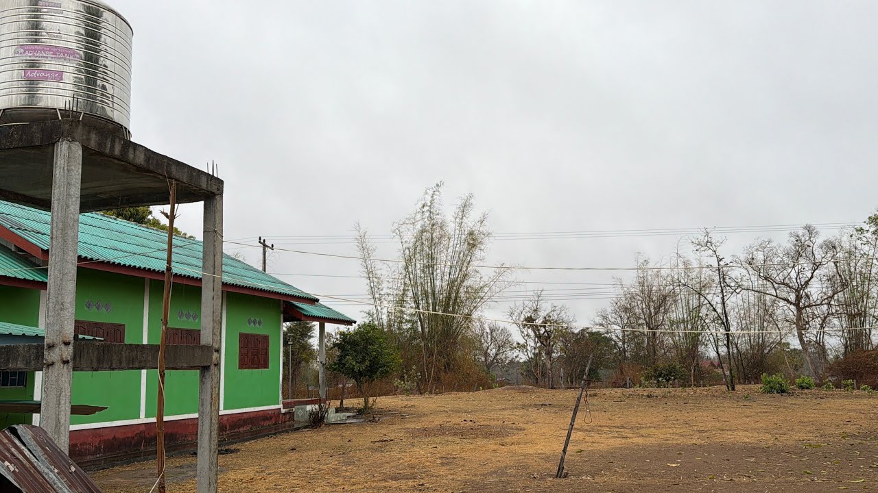 พายุเข้า ฝนตกแต่เช้าเลย อากาศดีสดชื่นมาก🥰🥰