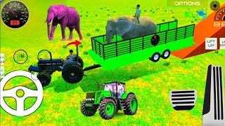 😲 ELEPHANT 😲LOAD BIG TROLLEY 🤔🛑HORSE😮 TRACTOR PLAT GYE🤯🥵 KAISE SIDHA HUA🤔#raubeast #ram 