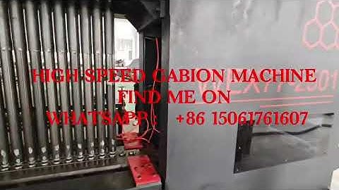 News Type of High Speed Gabion Machine