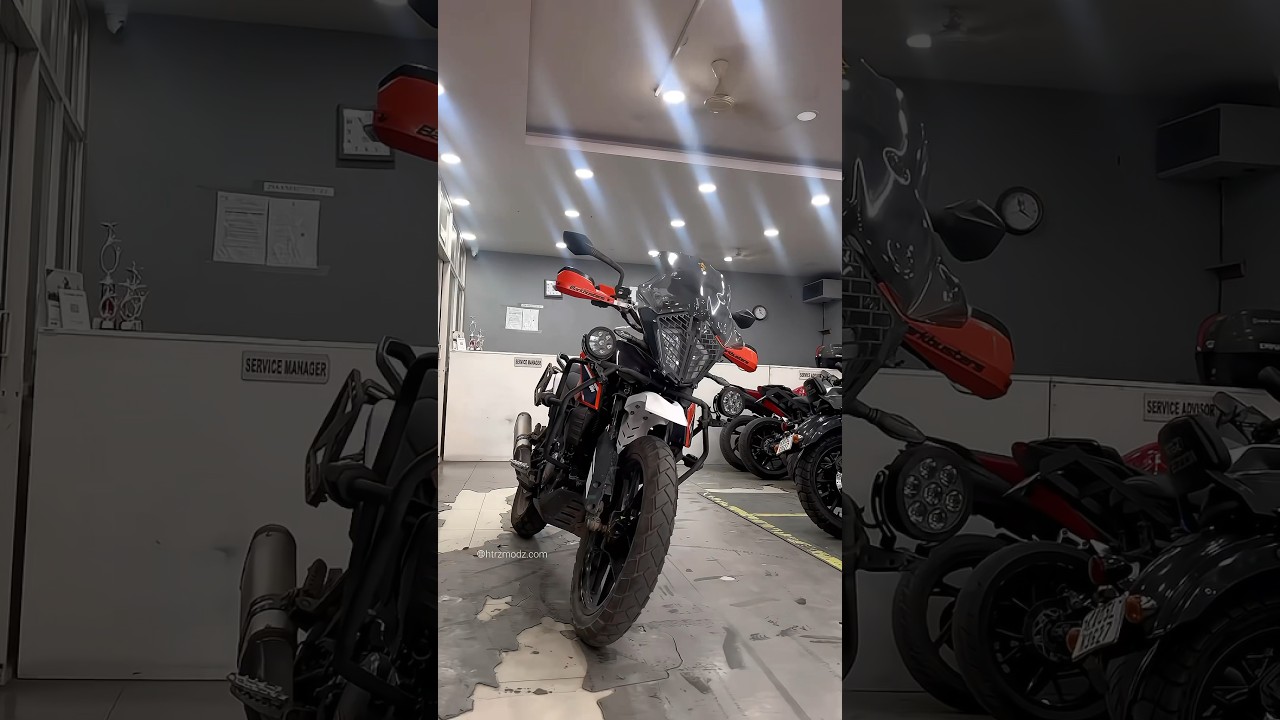 Modification of KTM adventure 390 | Fender for adventure 390 | fuel x pro | 