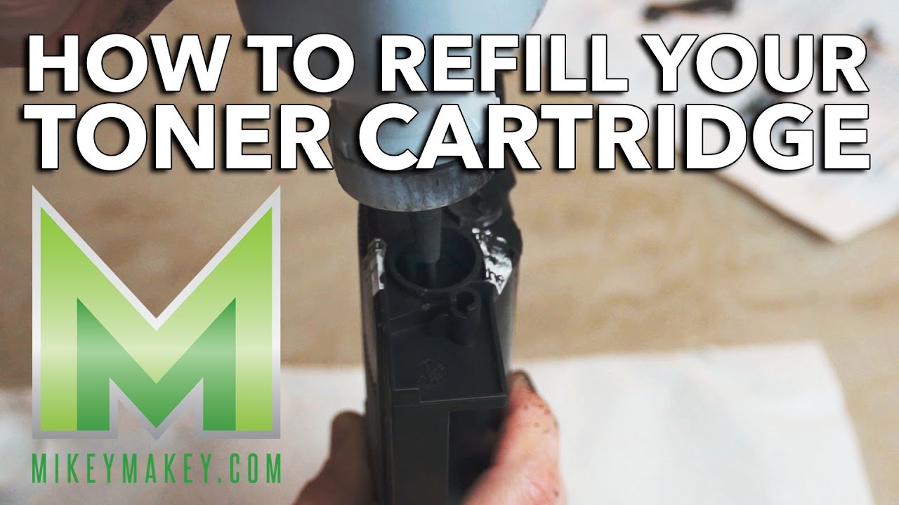 How to refill Brother TN-3430, TN-3480 toner cartridge. 