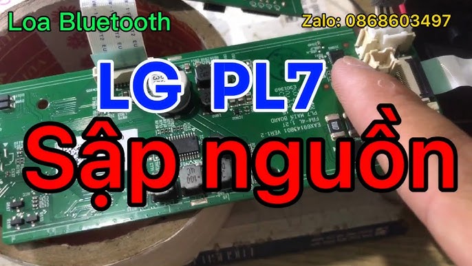 Sửa loa Bluetooth LG PL7 mở nhạc to sập nguồn | fix lỗi loa ...