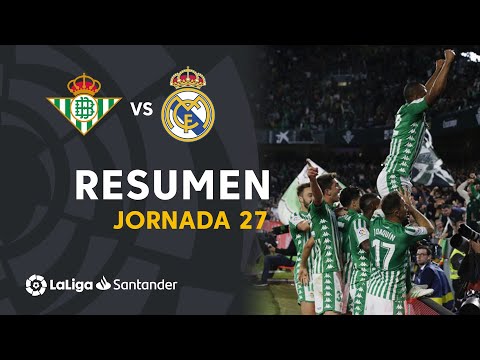 Resumen de Real Betis vs Real Madrid (2-1)