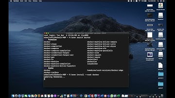 How to easily install dockers using brew in Mac OS