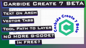 Big Change to Carbide Create 7 Free Version! NO More GCode export. Plus some other new features.