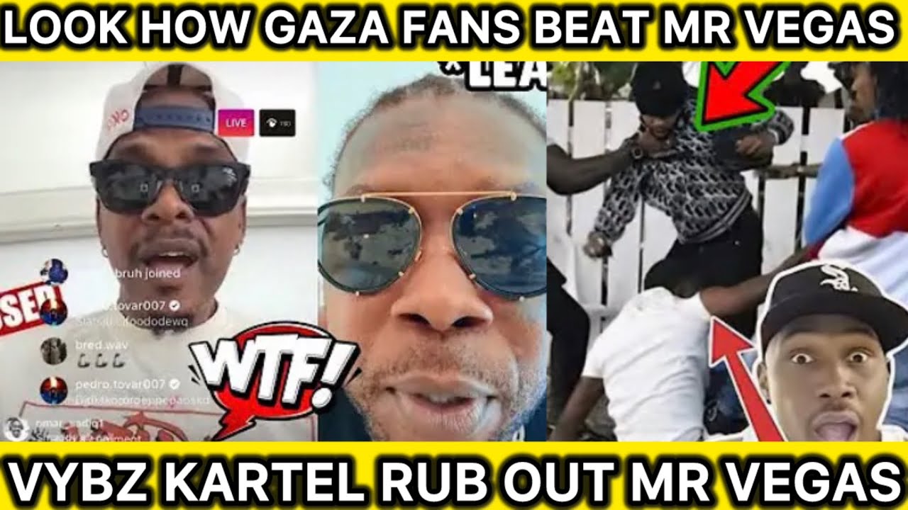 mr Vegas get rush in Antigua vybz kartel size up masicka gaza fans rub out mr vegas 