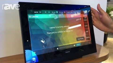 Integrate 2018: Extron Features TouchLink Pro Touchpanel Series