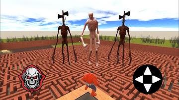 Never Go To Maze With SCP 096 vs Red HULK & Siren Head in Garry’s Mod!!