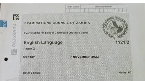 English paper 2 internal 2022