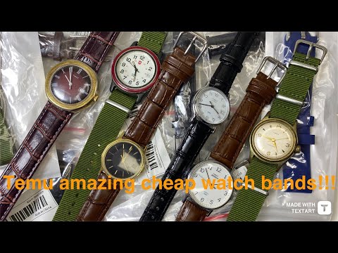 Chinese Style Watch Band Leather Watch Strap - Temu