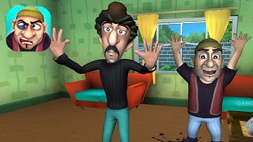 Scary Robber Home Clash - Gameplay Walkthrough Part 6 - New Levels LOGGED OFF Psyched Out