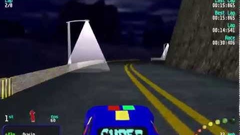 Re-Volt Custom Track Mountain Race by MirkoGT97, 8 Lap Race