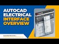 AutoCAD Electrical Interface Explained — Complete Beginner Overview