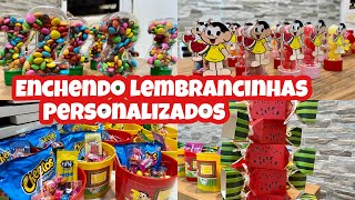 ENCHENDO LEMBRANCINHAS E PERSONALIZADOS DO ANIVERSÁRIO DE DOIS ANOS