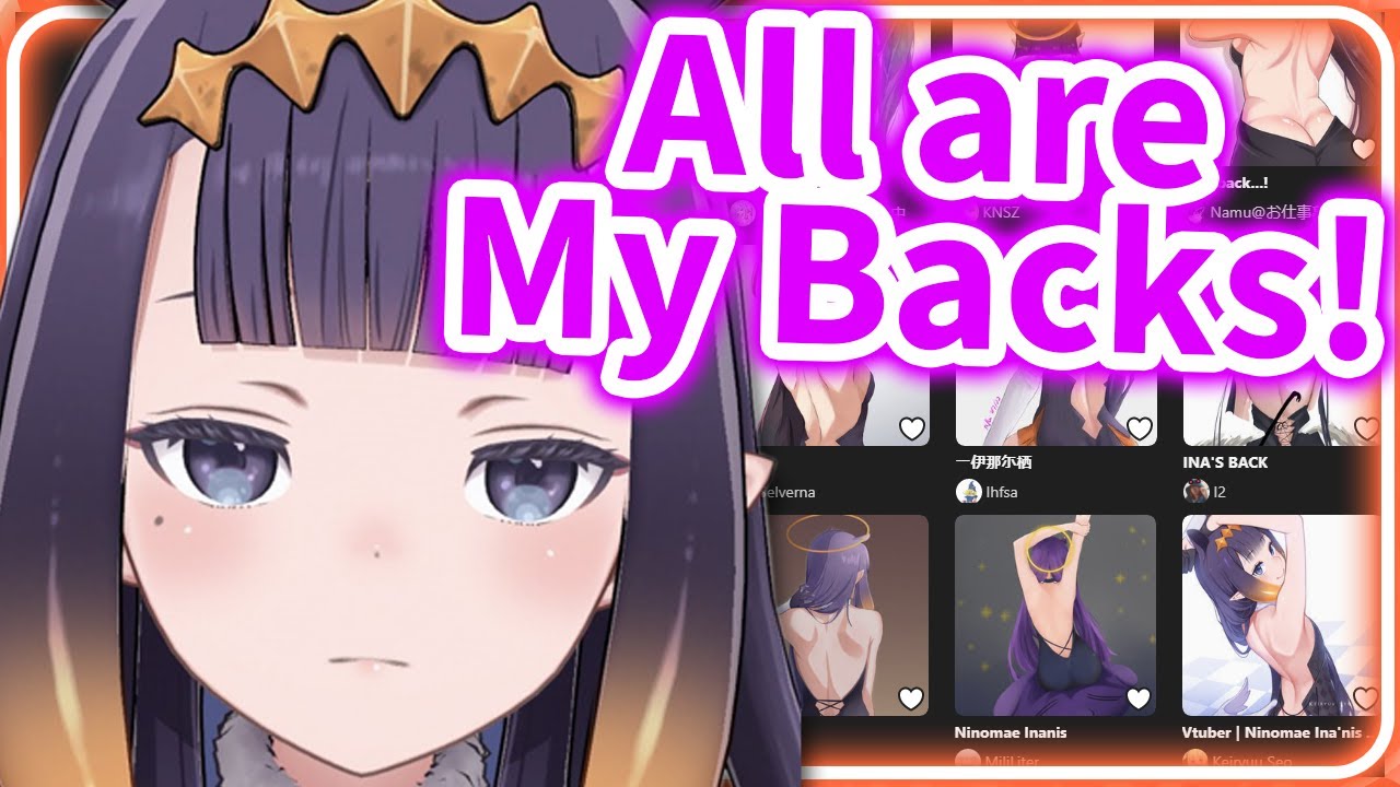 Ina can't Find Any Normal Art ever since The Ina's Back Art 【Hololive】