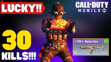 *NEW* MY 2021 LUCKY DRAW OPENING | ICR-1 METEOR GAMEPLAY | 30 KILLS - DUO VS SQUAD COD MOBILE!!!
