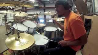 Video thumbnail of "She talk the angels The black Crows Drum Cover"