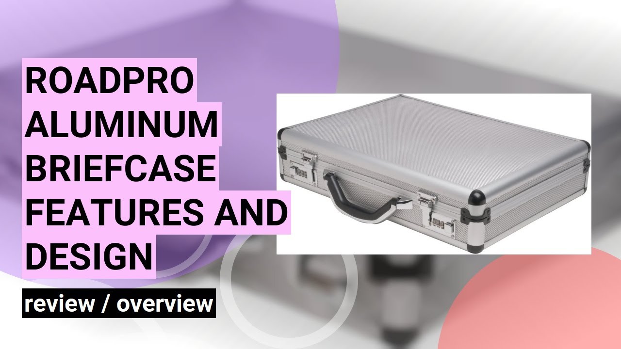 Review: RoadPro Aluminum Briefcase - Secure and Stylish!