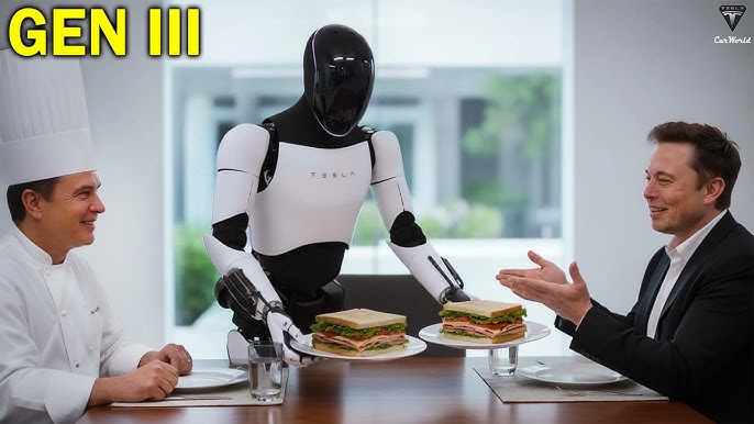 Tesla Bot Gen 3 FINALLY Made A Delicious SANDWICH In Just 10 Minutes! Elon  Musk "AMAZING Testing"! - YouTube