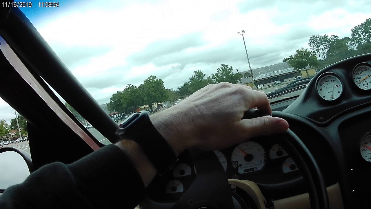 Sliding off course - FAST Autocross in an SN95 Mustang Cobra - 11/16/19 Run 1/4