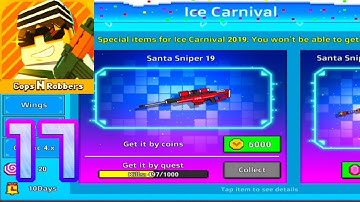 Cops N Robbers - Gameplay Walkthrough Part 17 - Santa Sniper 19