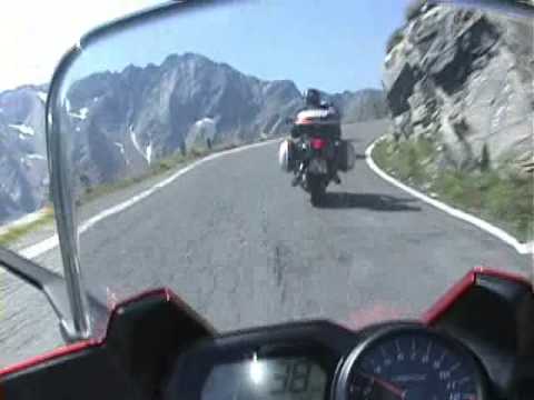 Motorbike tour in the Alps