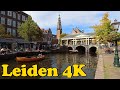 Leiden netherlands walking tour 4k