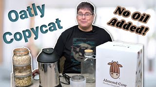 Want to Make a NoOil Oatly Copycat? Let's Make Oat Milk & Add a Few Cashews to The Almond Cow!