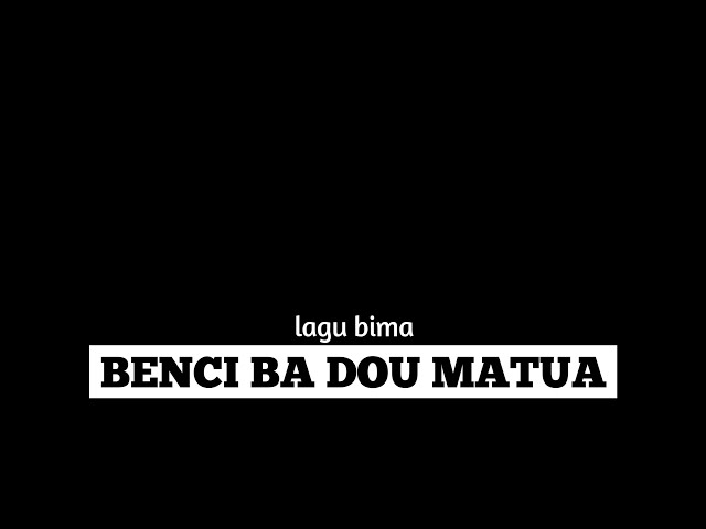 Lagu Bima (Benci ba dou matua) lirik cover Lasangi class=