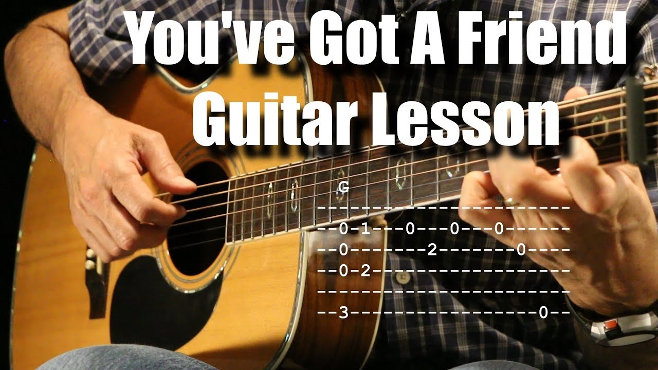 You Ve Got A Friend Introduction Guitar Lesson Tutorial Youtube