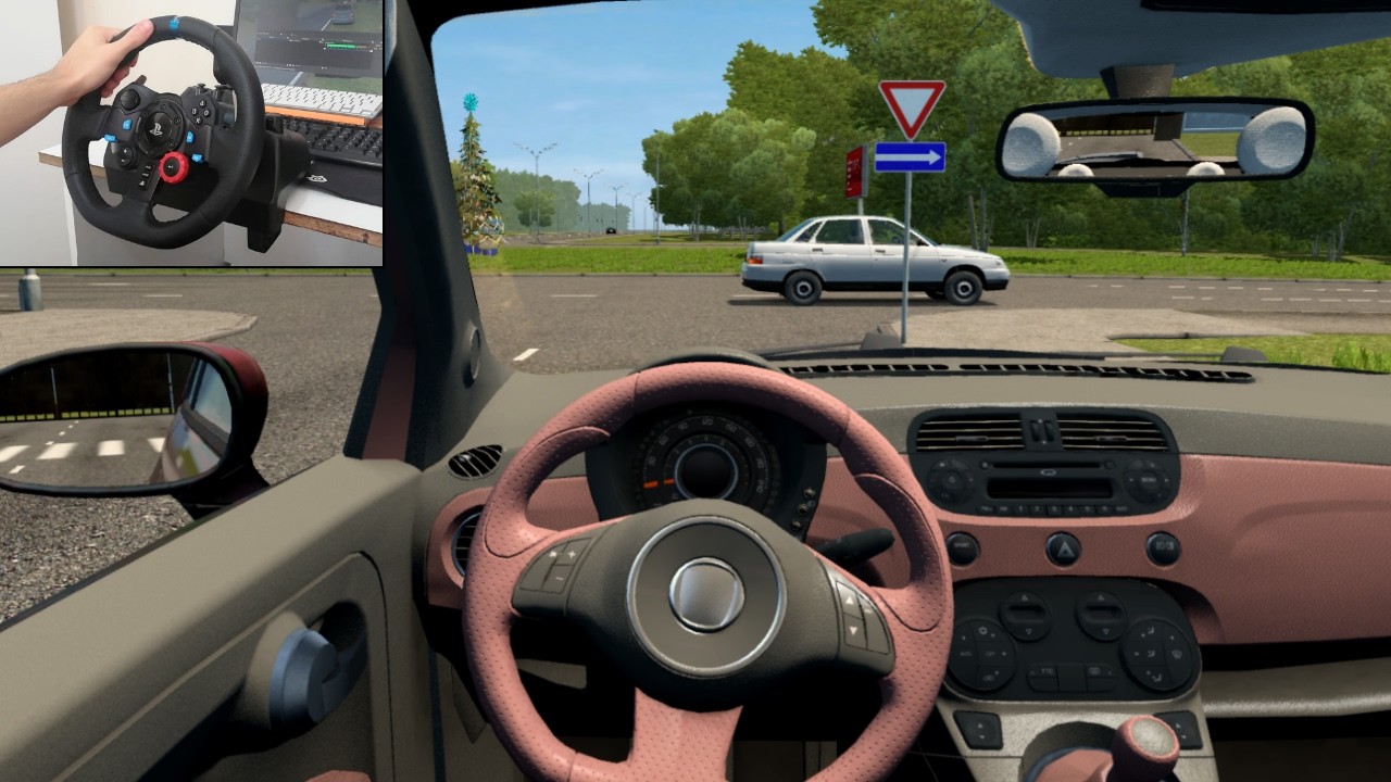 City Car Driving - Uber Driver Realistic | Steering Wheel Gameplay