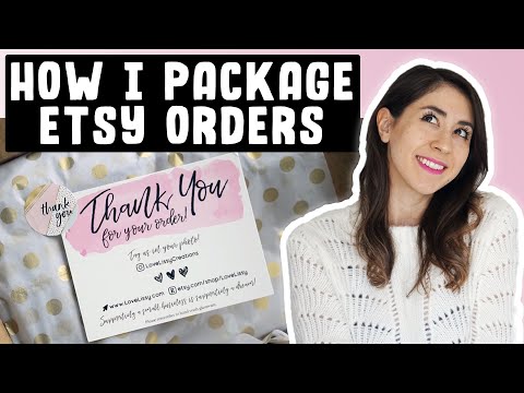 How I Package My Etsy Orders (Cute Packaging Ideas)!