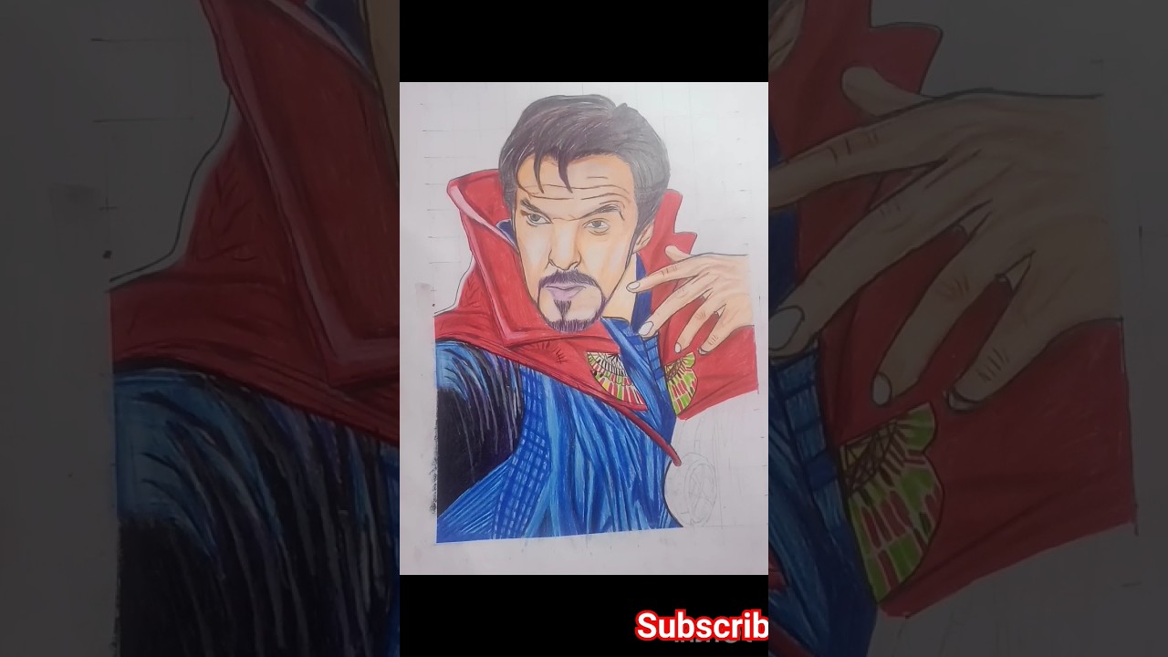 Dr strange drawing real😈😈