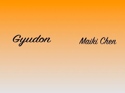 GYUDON Recipe | Maiki Chen | (English and Spanish)