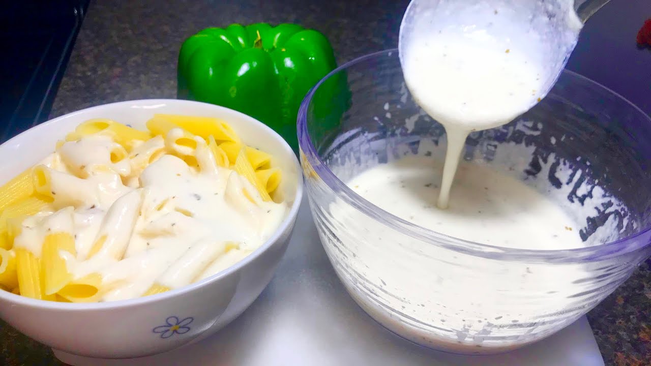 THE EASIEST Creamy & Cheesy Alfredo Sauce Recipe Homemade ASMR