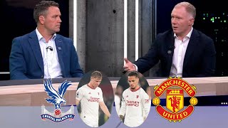 Crystal Palace vs Manchester United 4-0 That Was Shameful🤬 Paul Scholes so Angry Reaction🗣️