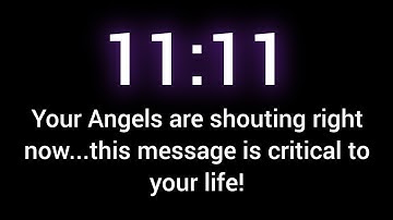 11:11 💌 Your Angel is shouting right now for you || (LB)