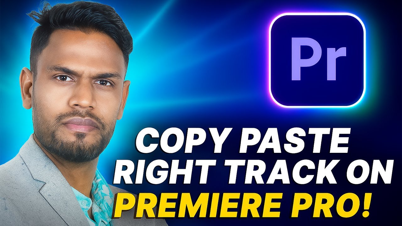 Copy & Paste Video or Audio Track in Premiere Pro (Beginner Tutorial ...