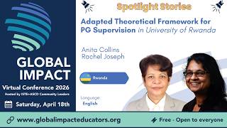 Adapted Theoretical Framework for PG Supervision in University of Rwanda
