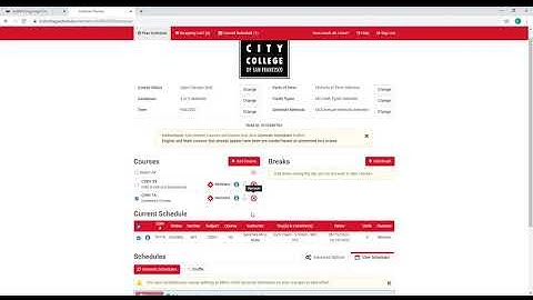 How to add credit classes at CCSF