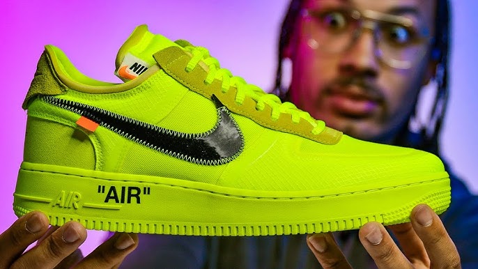 KICKWHO - OFF WHITE NIKE AIR FORCE 1 VOLT! Best option B on the market.  Real or Fake? 