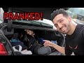 CAR TRUNK PRANK (Hilarious Reaction!!)