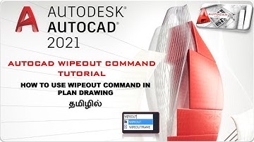 How to use wipeout command in plan drawing