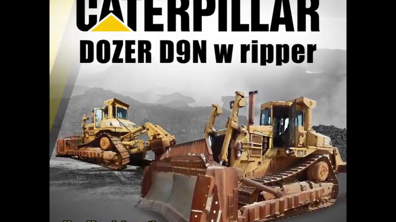 CATERPILLAR DOZER D9N W RIPPER - YouTube